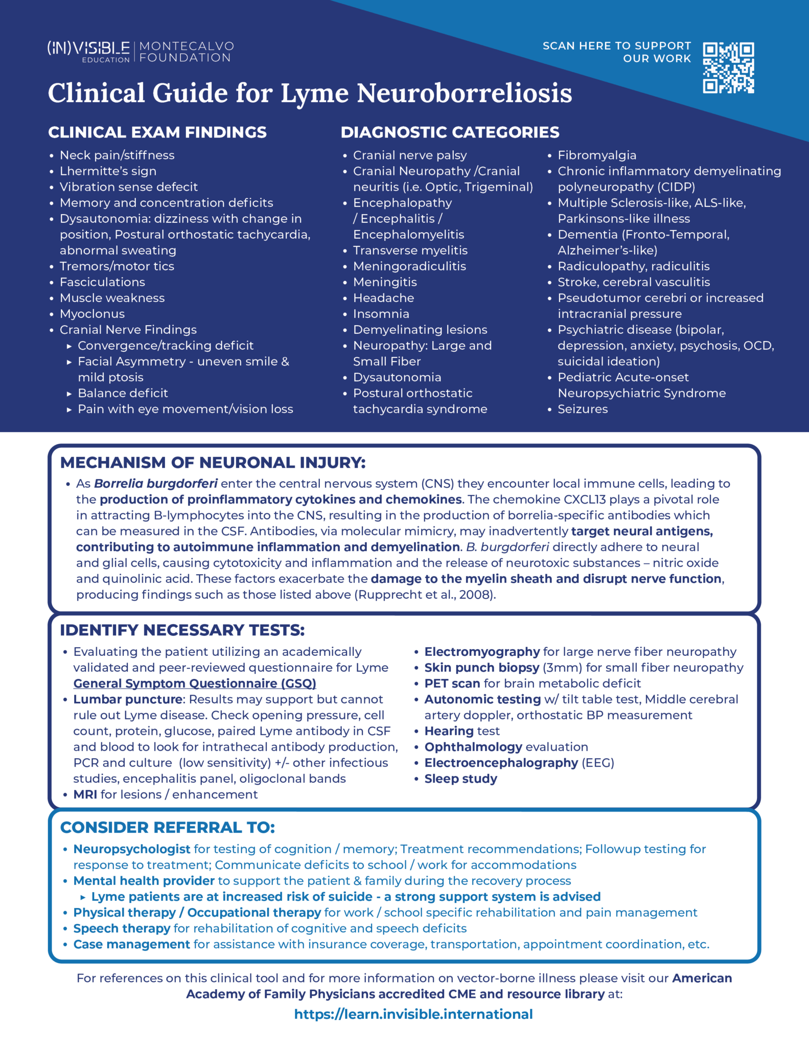 Clinical Guide For Lyme Neuroborreliosis - Invisible International ...